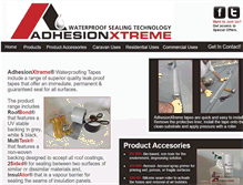 Tablet Screenshot of adhesionxtreme.com